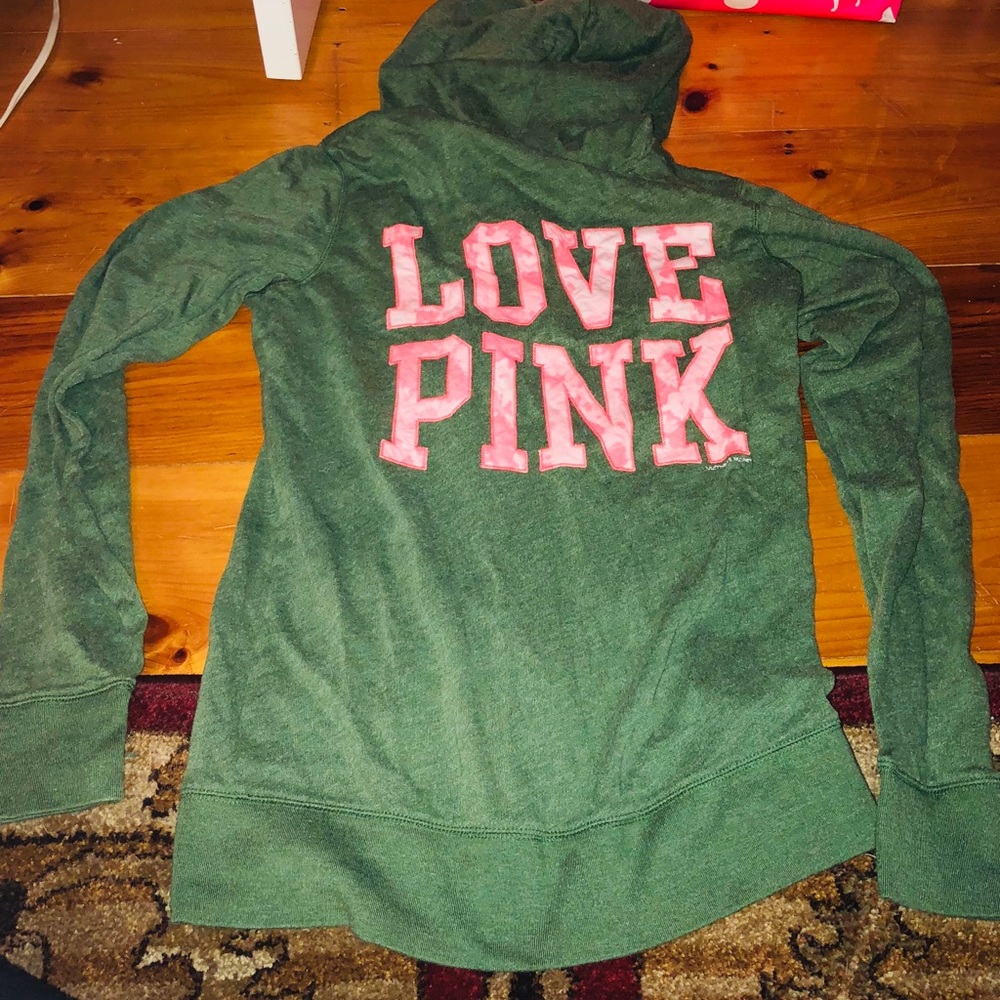 Vs Pink Oversized Zip Up - image 1